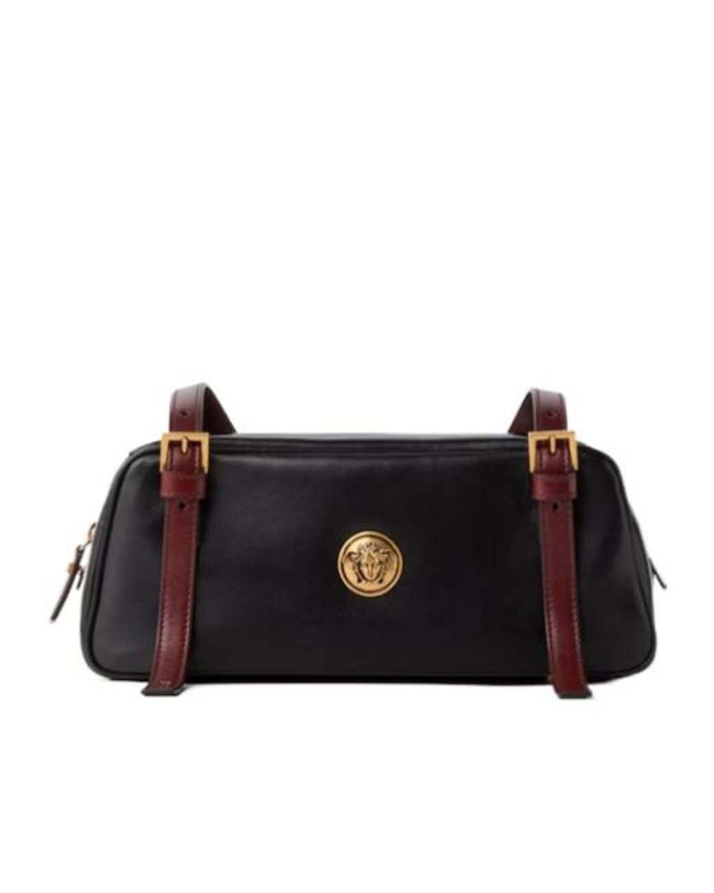 Versace Black Emblème Bowling Bag
