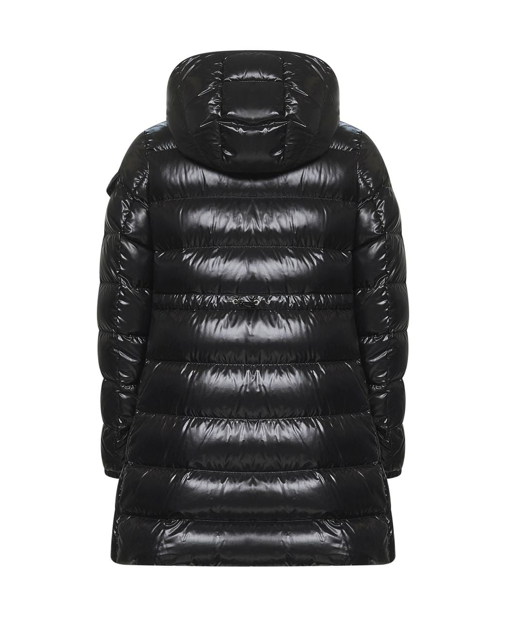 Moncler Black Courcelles Hooded Mid-Length Padded Jacket