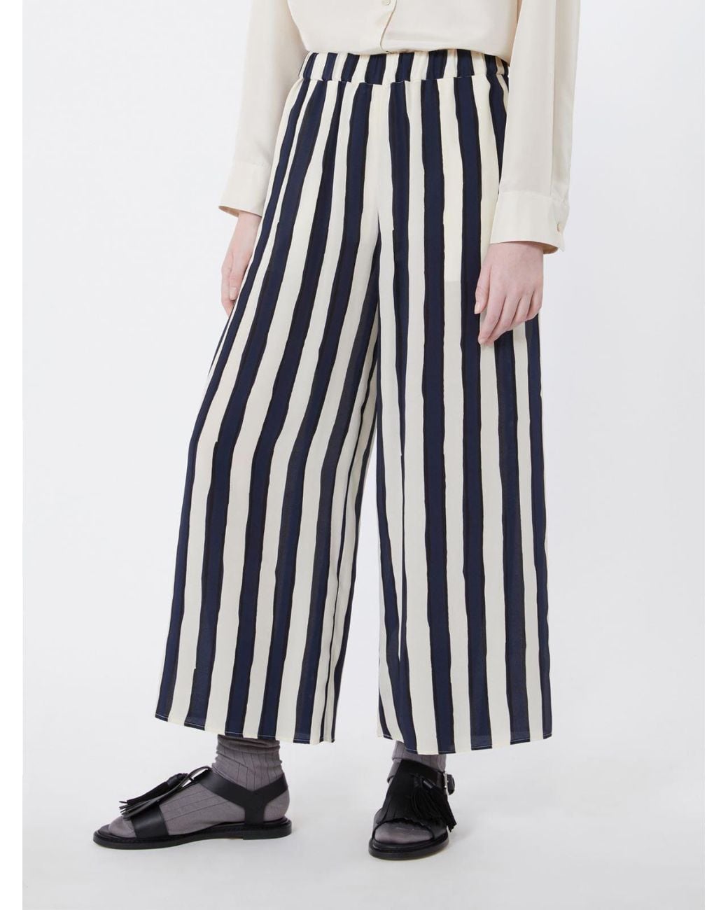 Weekend by Maxmara Multicolor Nirvana Striped-Pattern Trousers