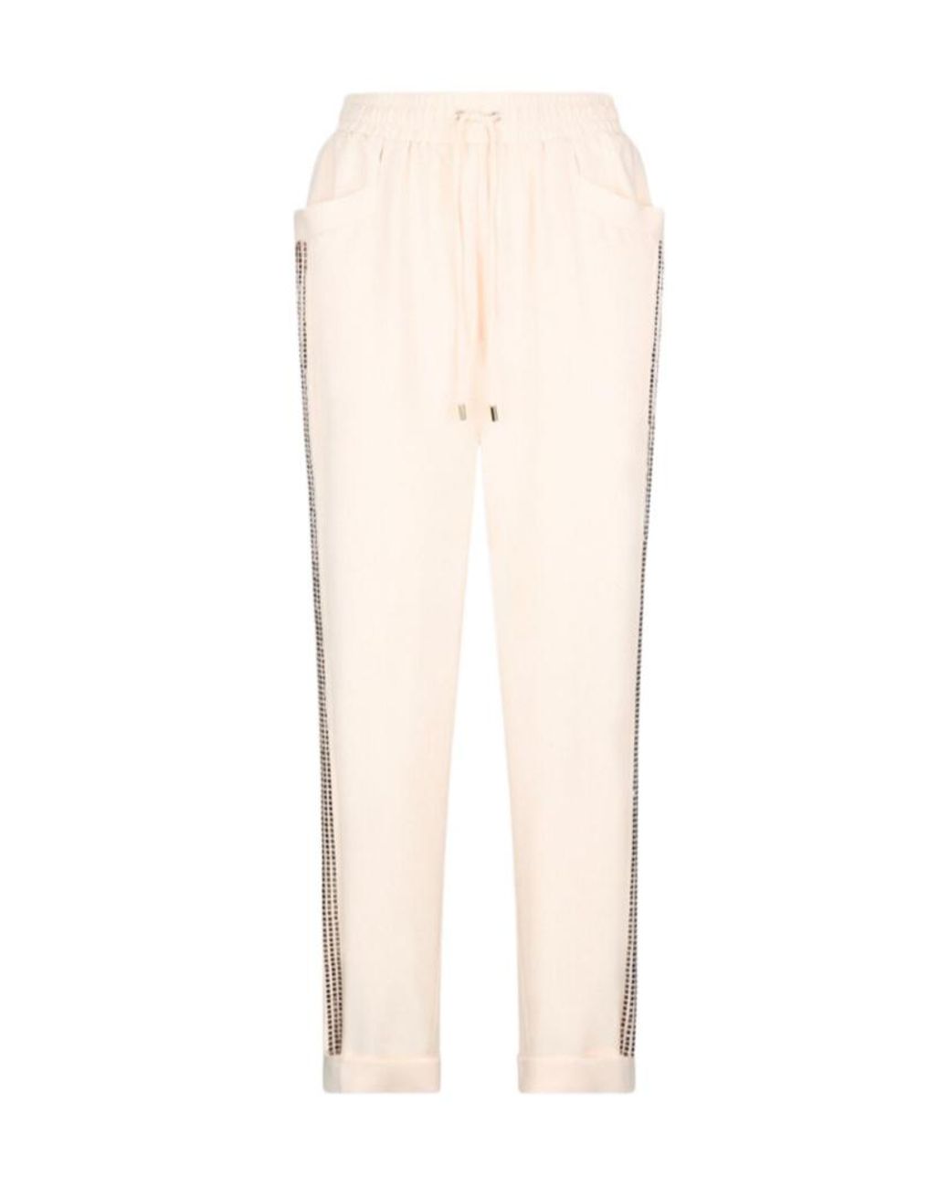 Liu Jo Natural Side Detail Trousers