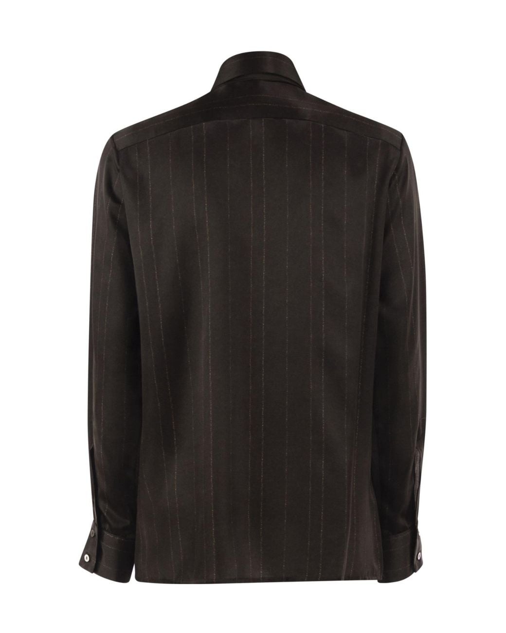 Antonelli Black Striped Long-Sleeve Shirt