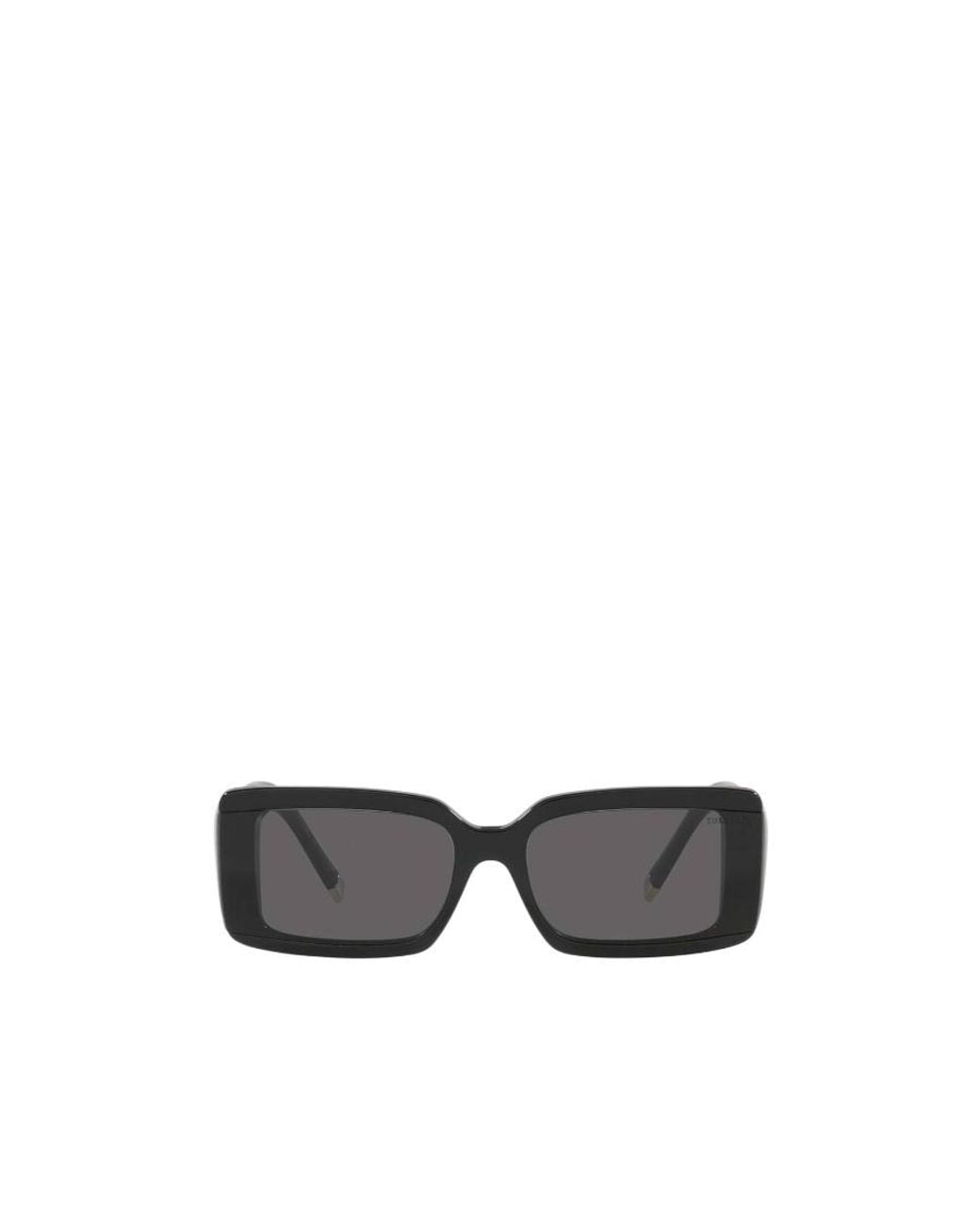 Tiffany & Co White Rectangle Frame Sunglasses