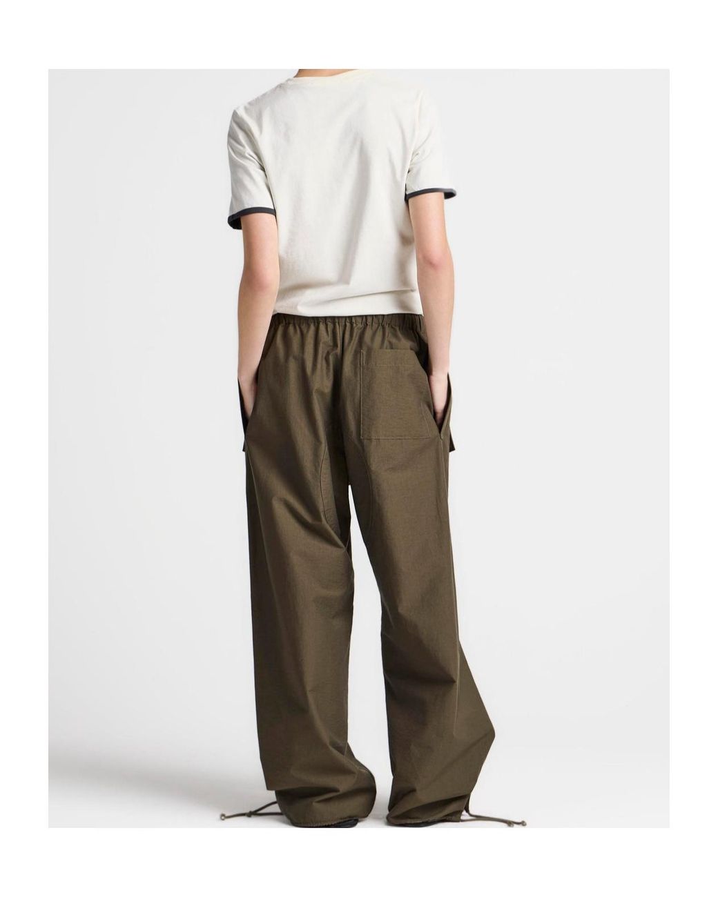 J.W. Anderson Green Jw Anderson Wide-Leg Cargo Pants