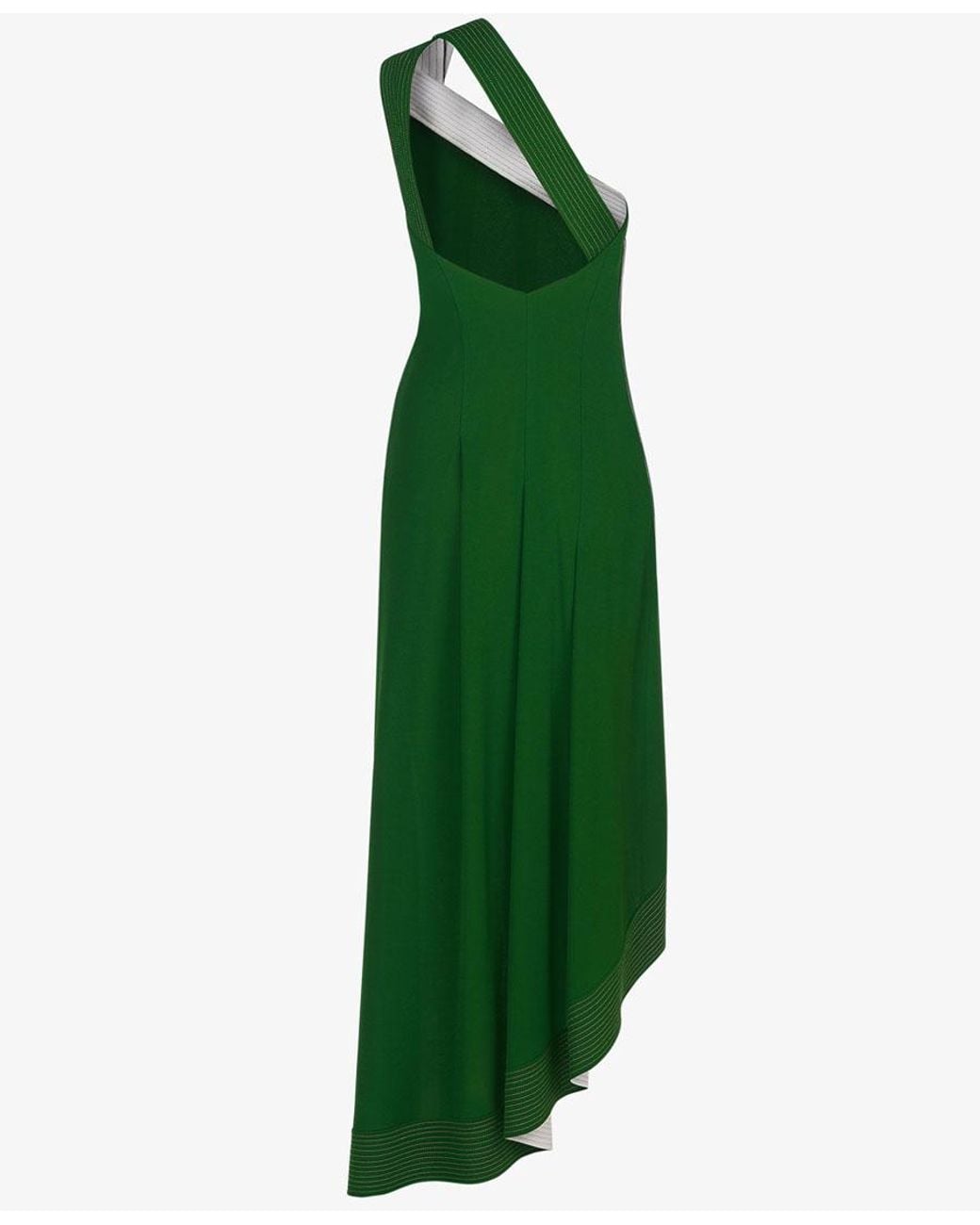 Givenchy Green One-Shoulder Dress