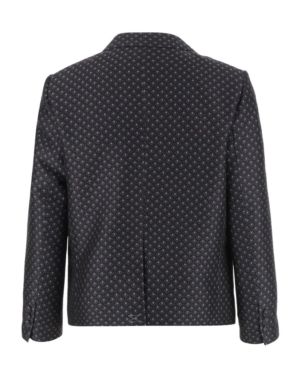 Dries Van Noten Black Long-Sleeved Suit Jacket