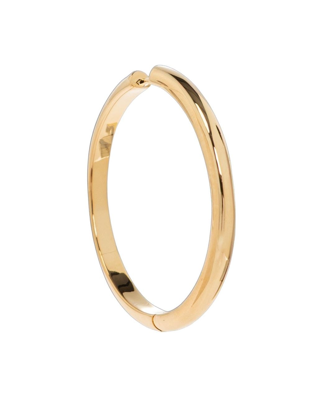 Moschino Metallic Embellished Hoop Earrings