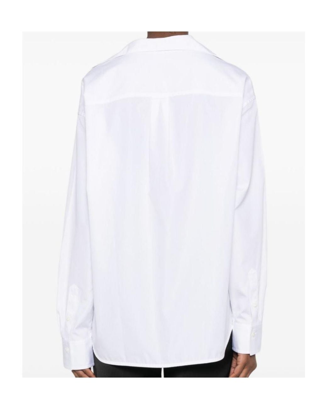 Totême White Long-Sleeved Shirt