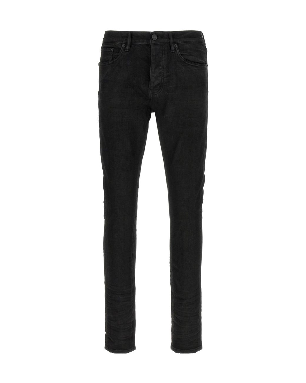 Purple Brand Black Belt Loop Jeans for men