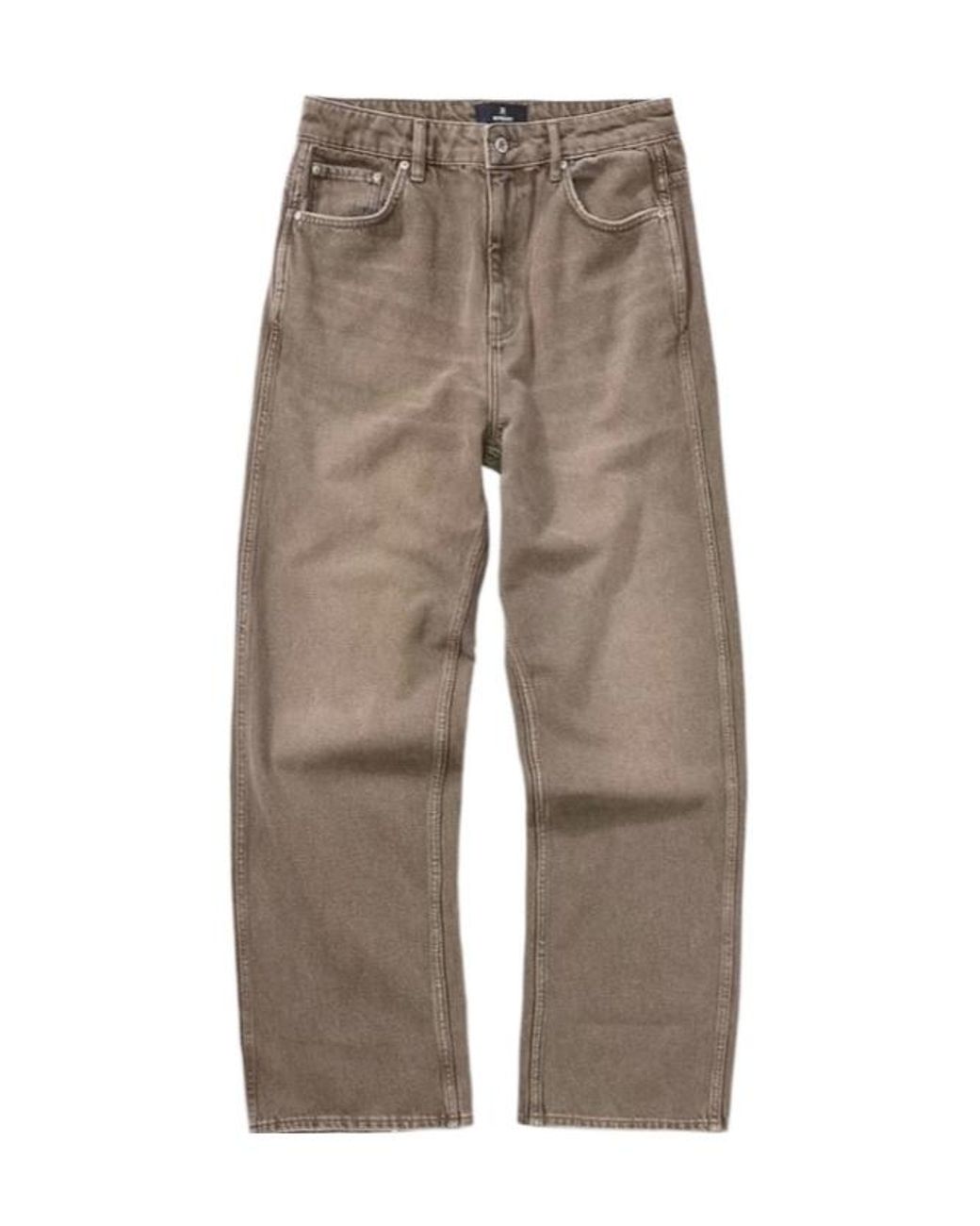 Represent Gray Whiskering Effect Denim Jeans for men
