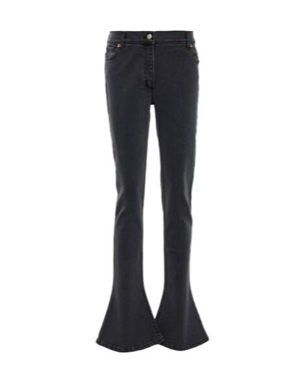Magda Butrym Blue Flared Slim Jeans