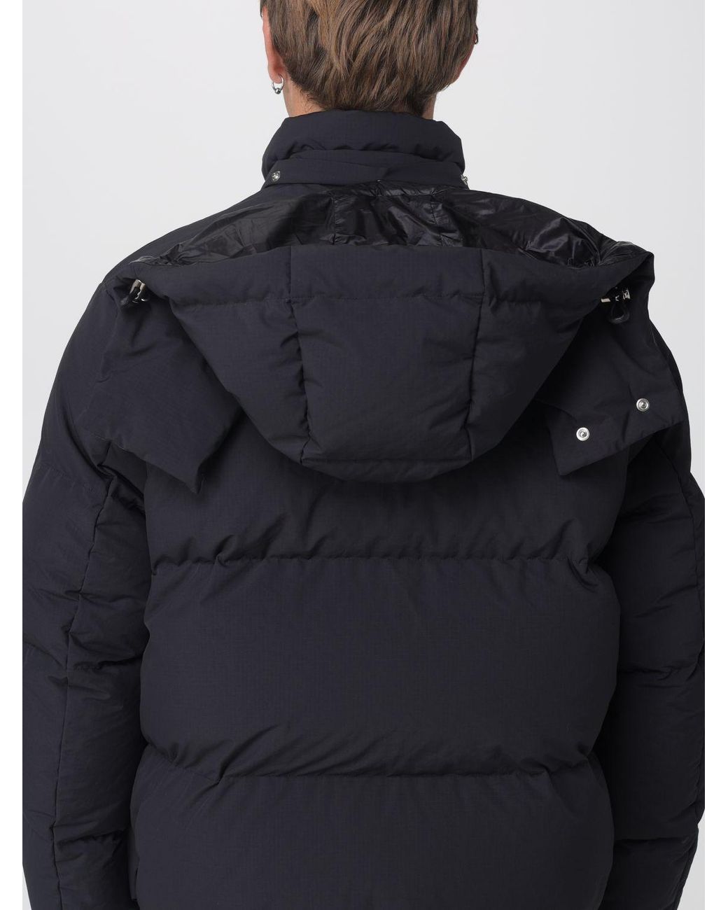 Sacai Black Long-Sleeved Down Jacket for men