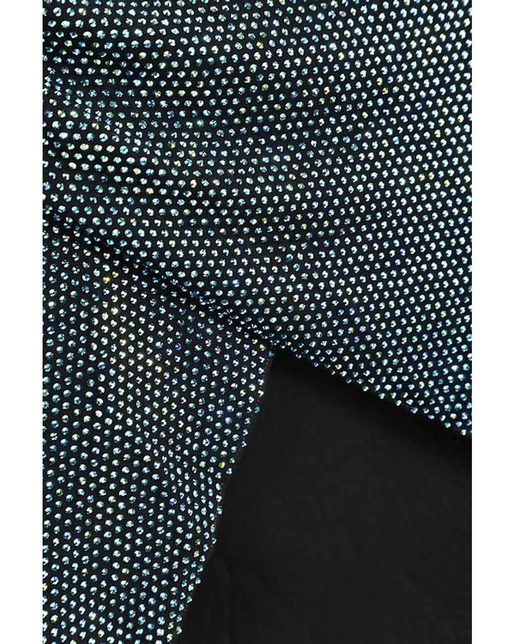 Alexandre Vauthier Blue Rhinestone Trimmed Dress