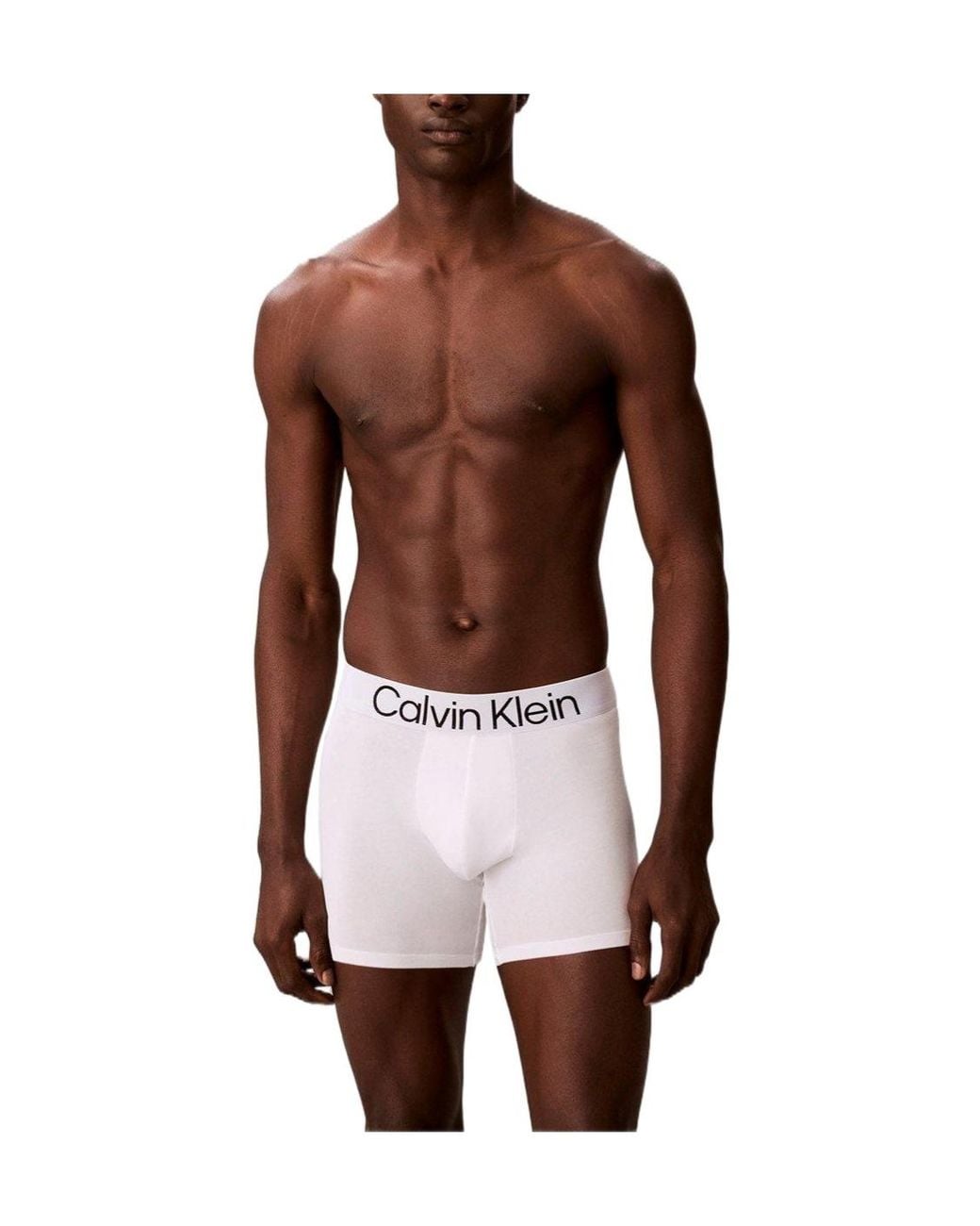 Calvin Klein Brown Solid Color Single Boxer for men