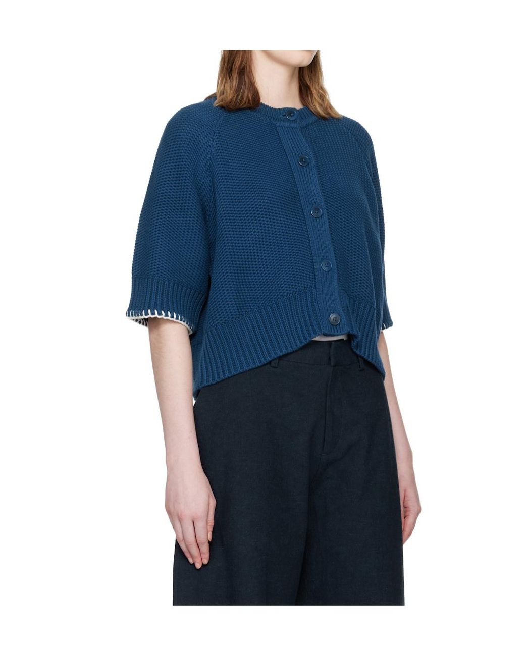 YMC Blue Kwai Cardigan