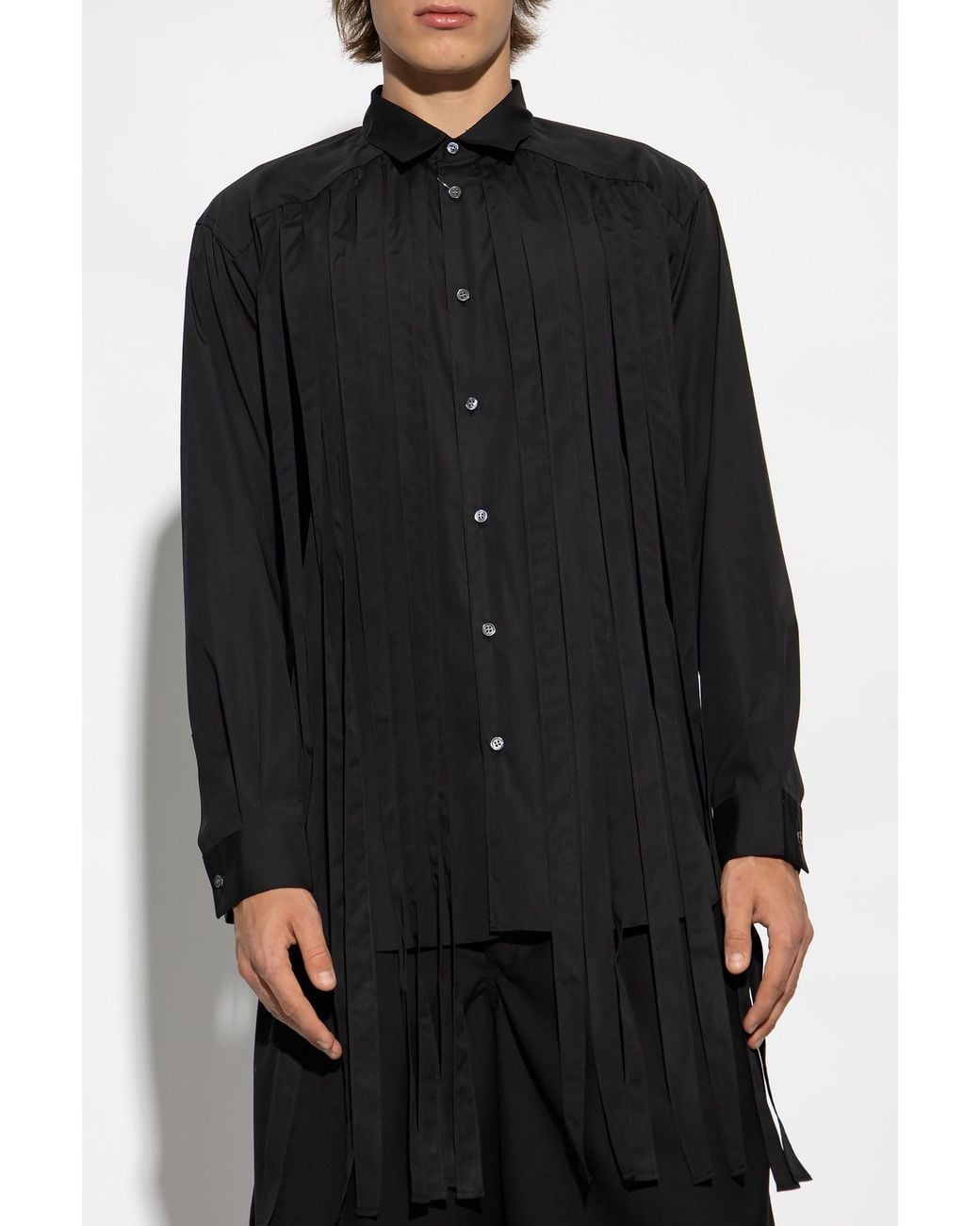 Comme des Garçons Black Long-Sleeve Shirt for men