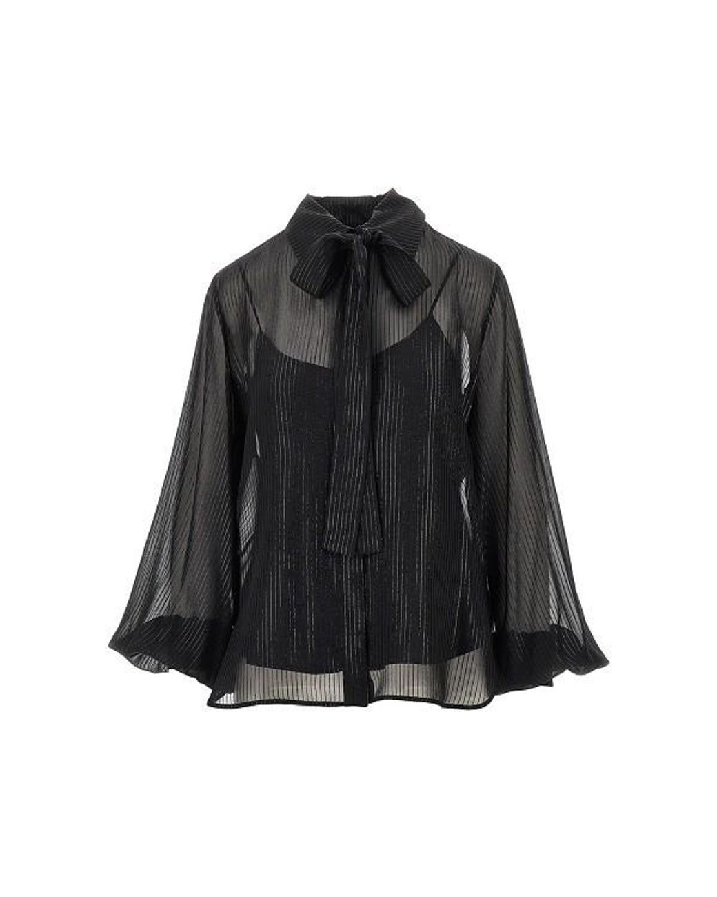Max Mara Black Scafati Long-Sleeved Shirt