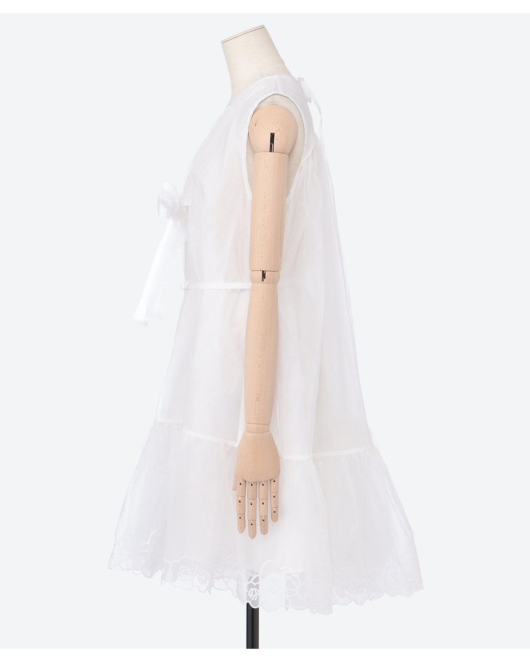 CECILIE BAHNSEN White Sleeveless Dress