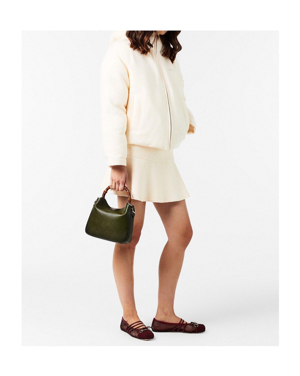 Gucci Natural Trendy Brand Fashion Half Skirt