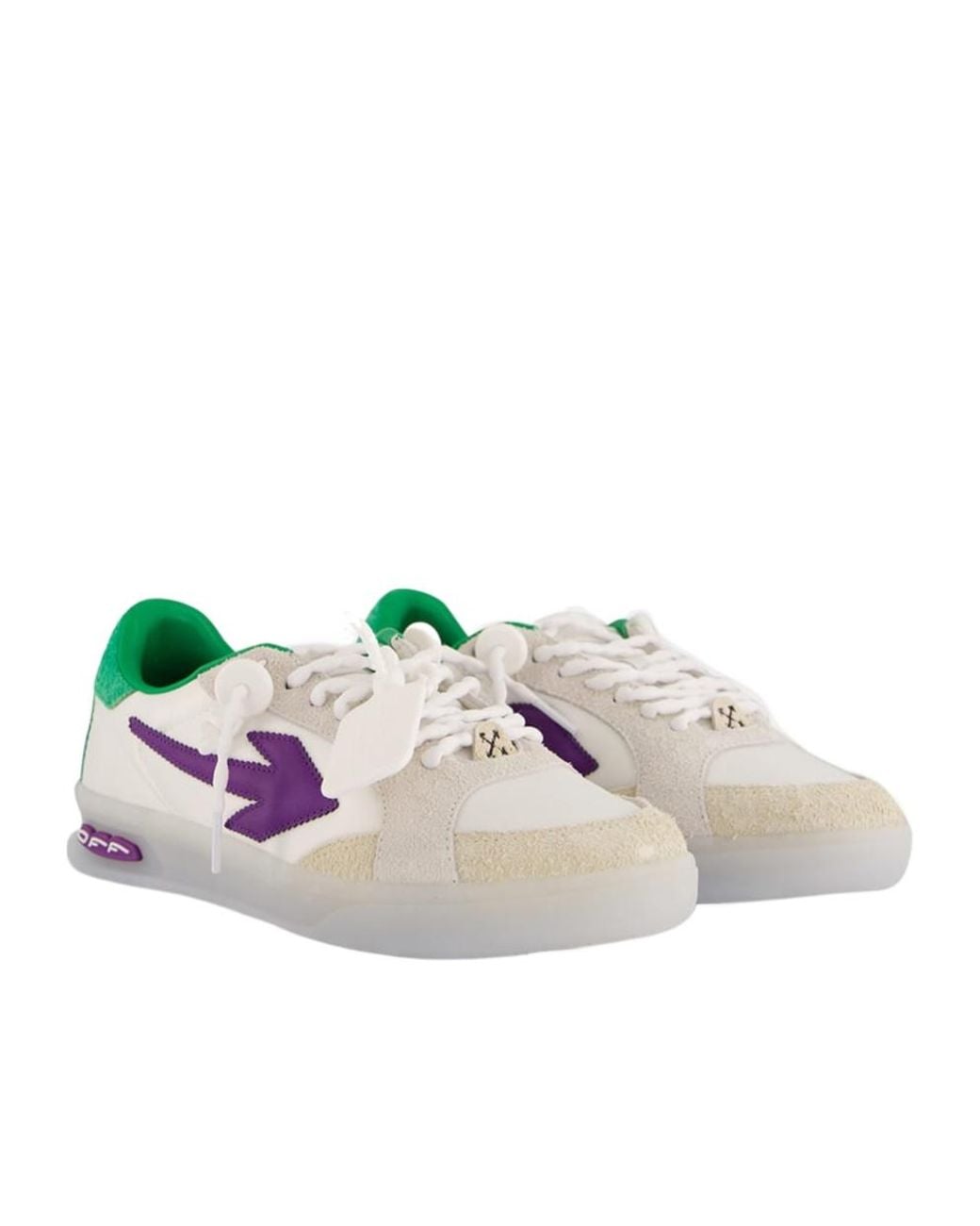 Off-White c/o Virgil Abloh Green End Of Play Low-Top Sneakers for men