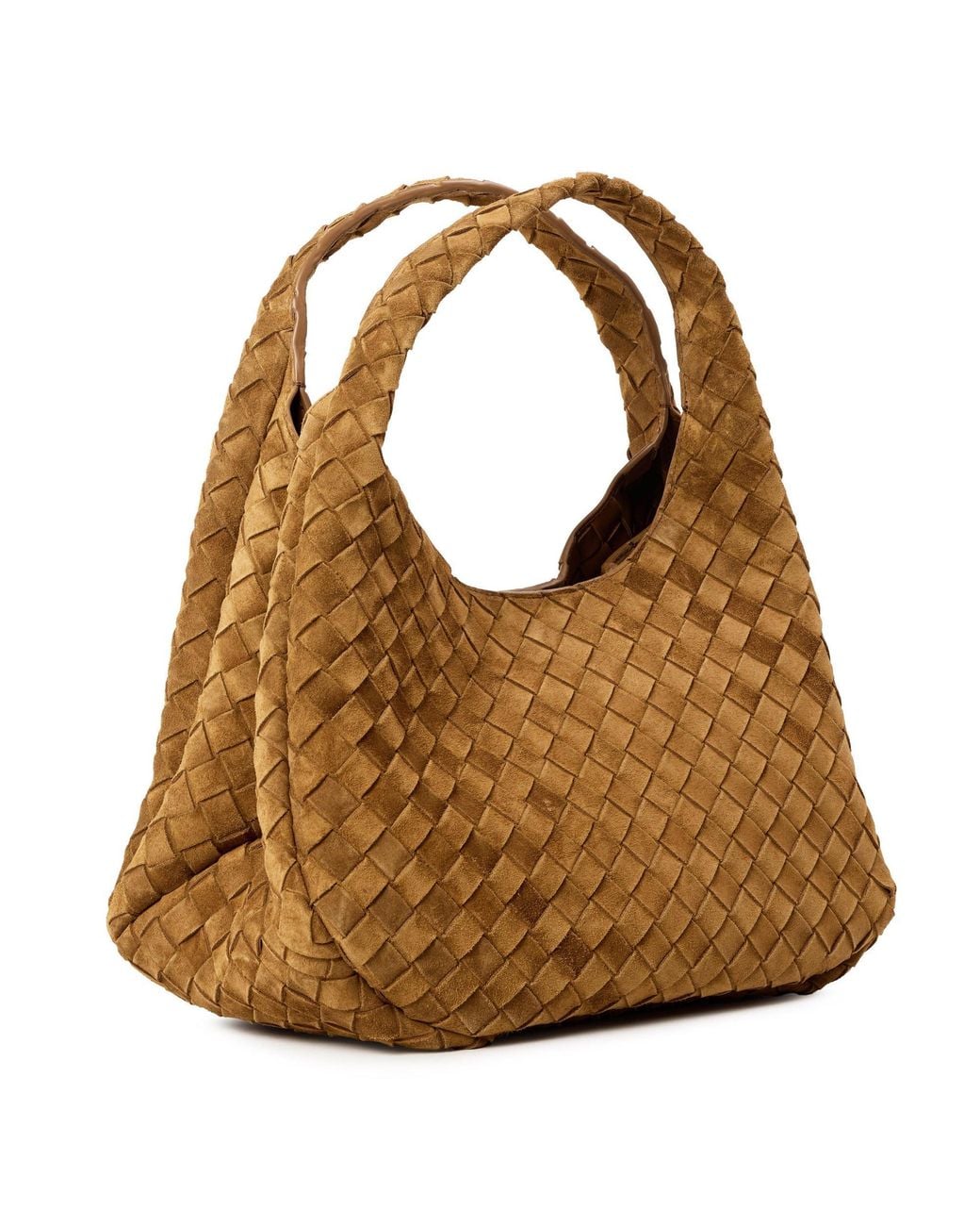 Bottega Veneta Brown Woven Hobo Bag