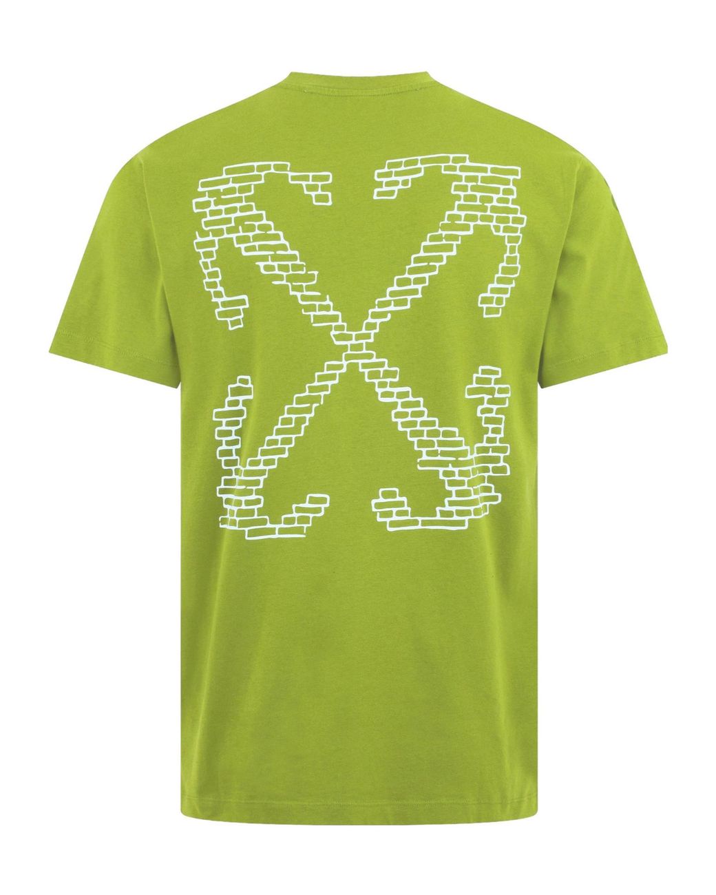 Off-White c/o Virgil Abloh Green Brick Arrow T-Shirt for men