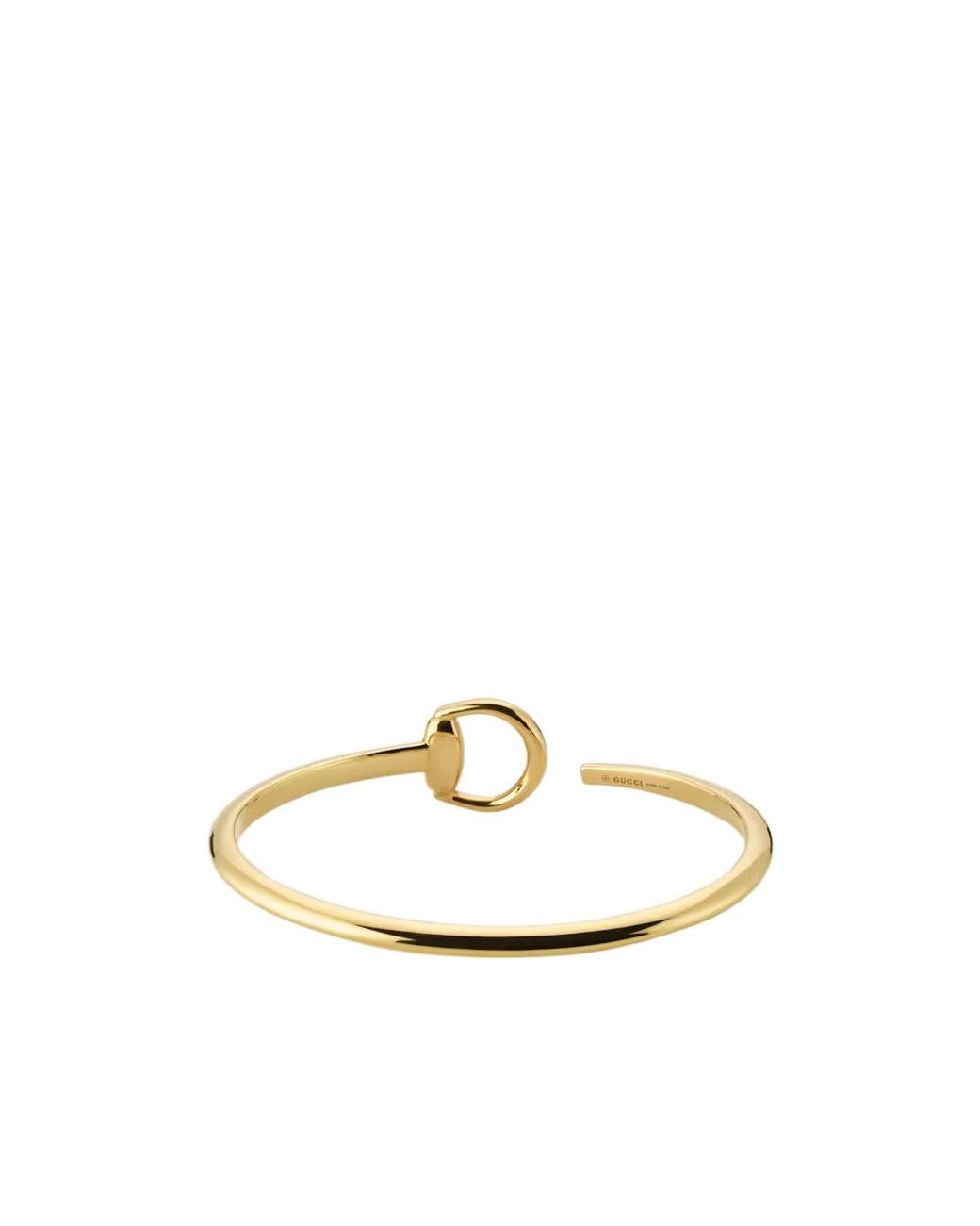 Gucci Metallic Horsebit 18K Bangle Bracelet for men