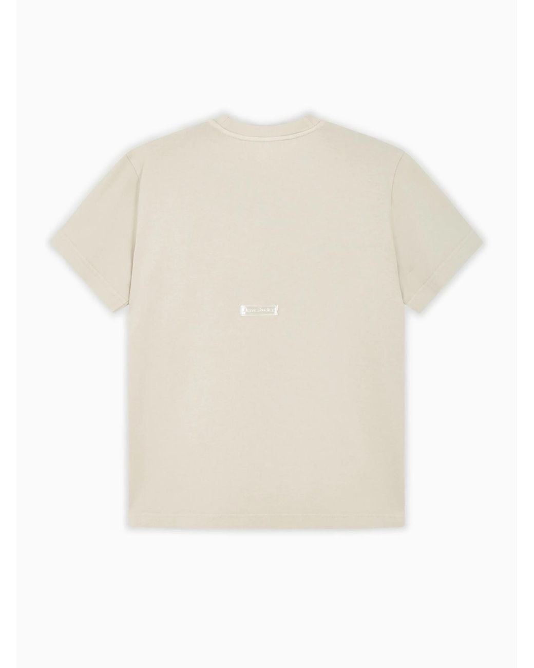 Acne White Camiseta Efecto Lavado