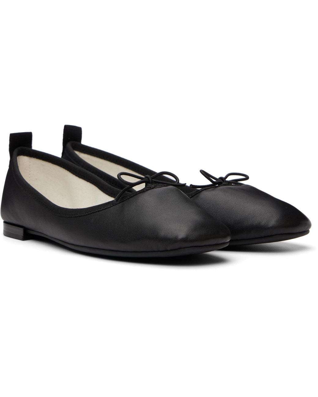 Repetto Black Garance Ballet Flats