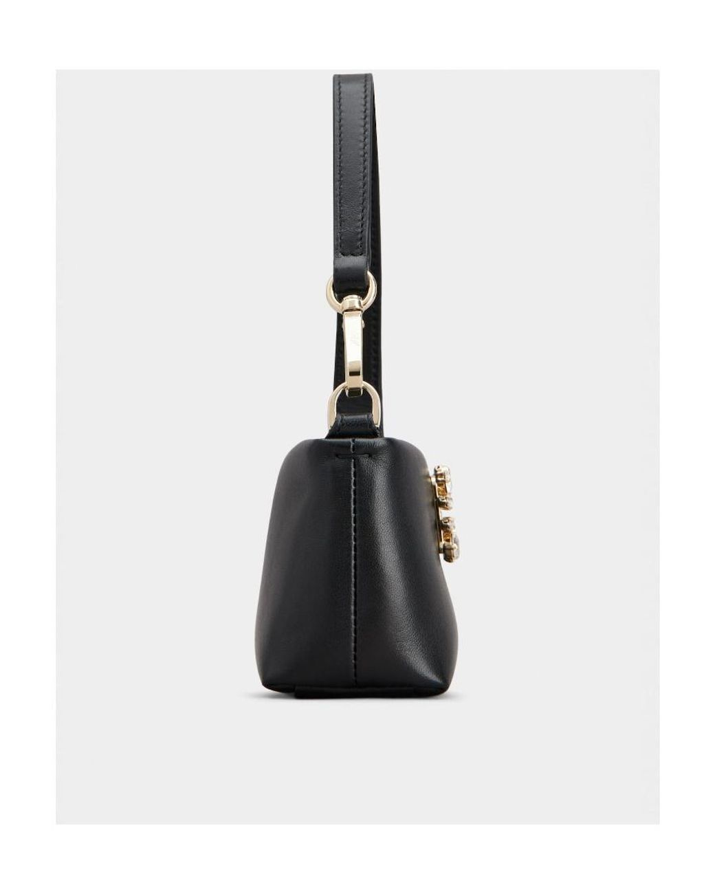 Roger Vivier Rv Nightlily Buckle Embellished Shouder Bag in