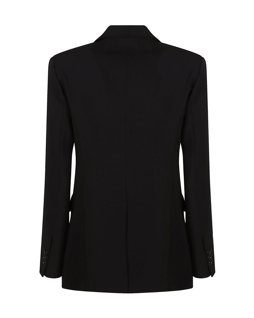 P.A.R.O.S.H. Black Panty26 Double-Breasted Blazer