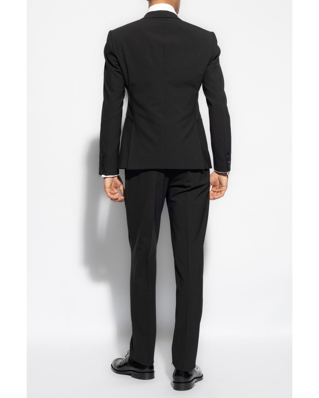 Emporio Armani Black Two-Piece Tailored Suit for men