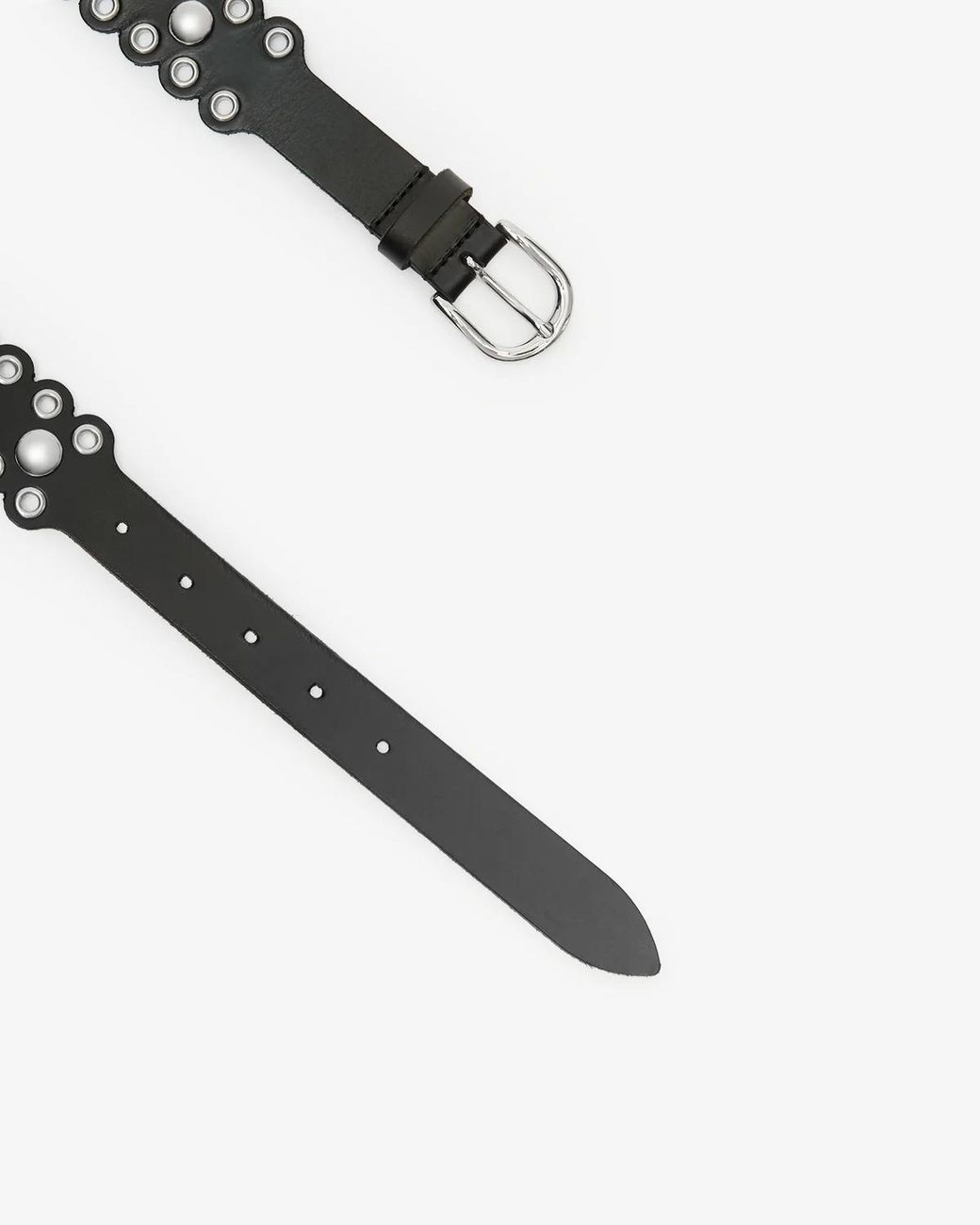 Isabel Marant White Studded Belt