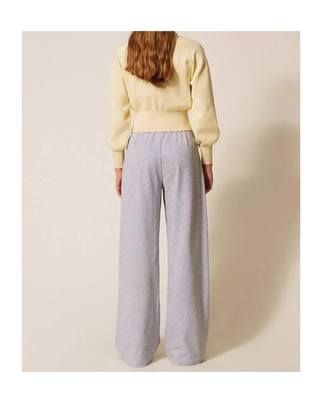 Twinset Purple Drawstring Trousers
