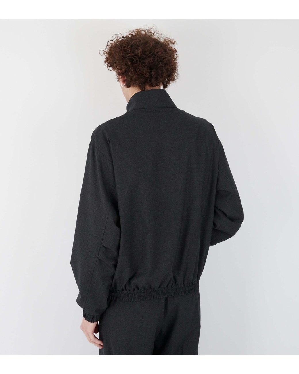 Auralee Black Long-Sleeved Jacket for men