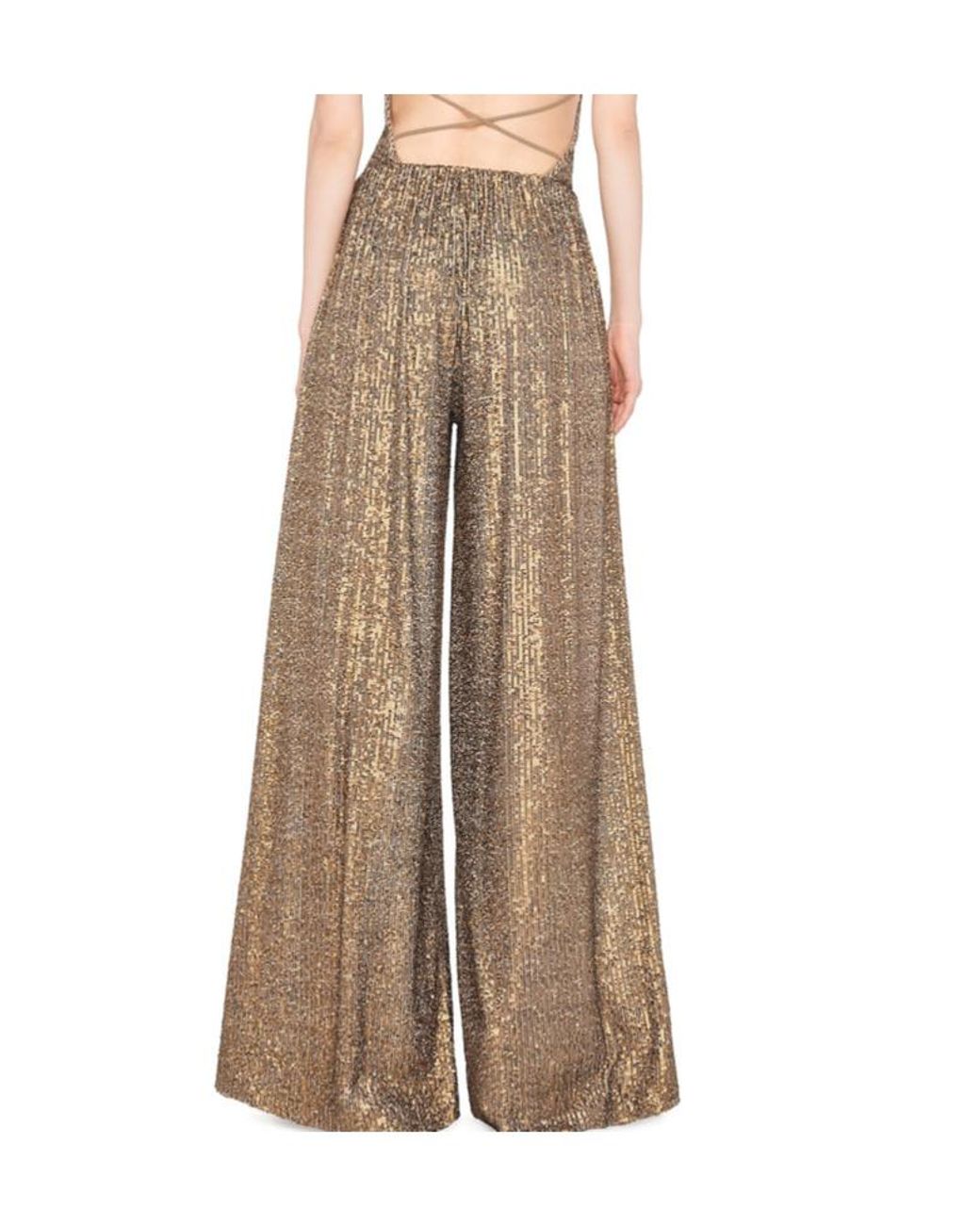 Norma Kamali Brown Boyfriend Elephant Trousers