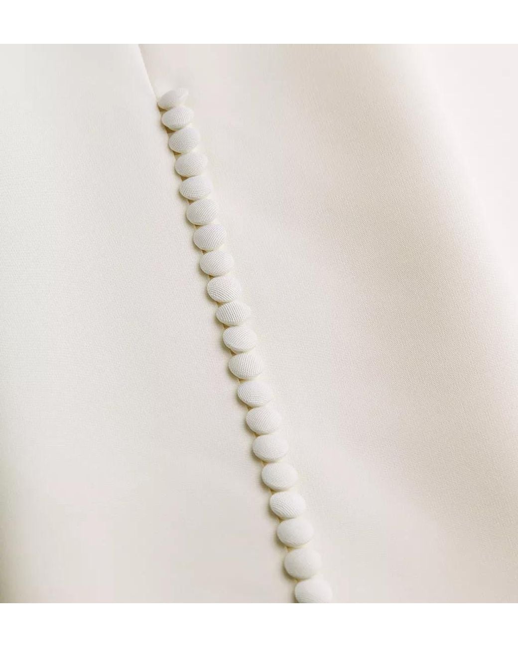 Dior White Fitted Flared Pants
