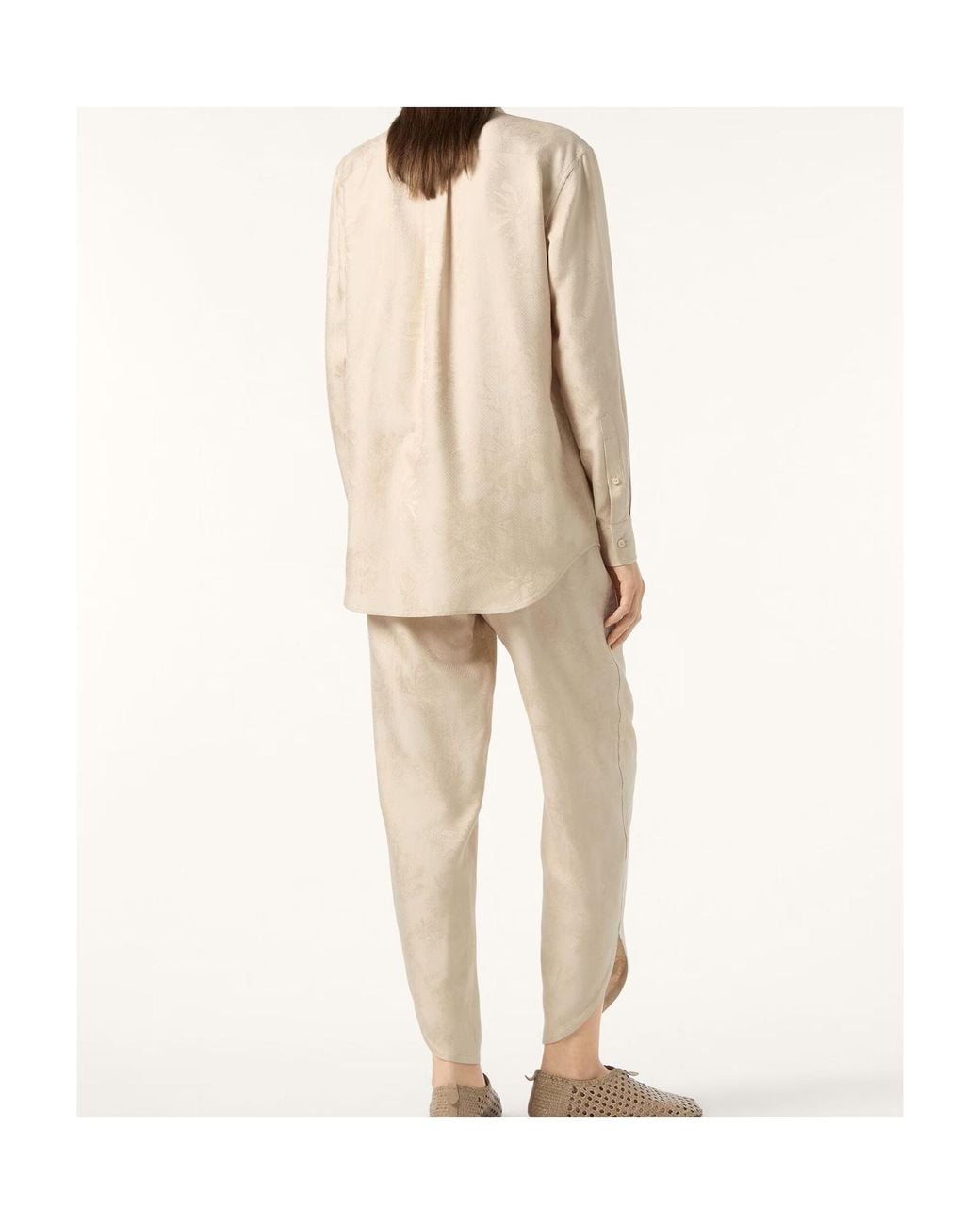 Loro Piana Natural Thea Long-Sleeved Shirt