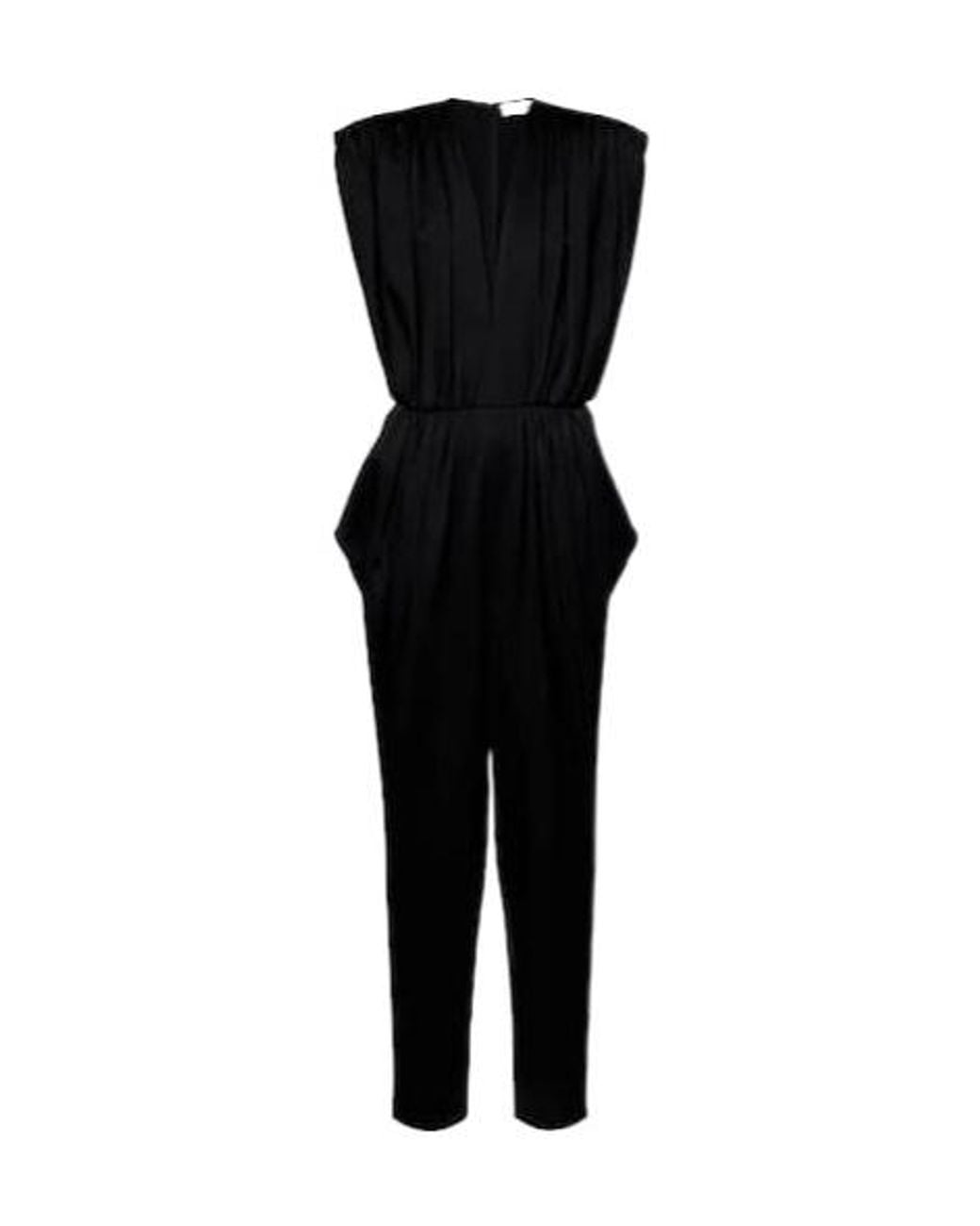 Stella McCartney Black Draped Jumpsuit