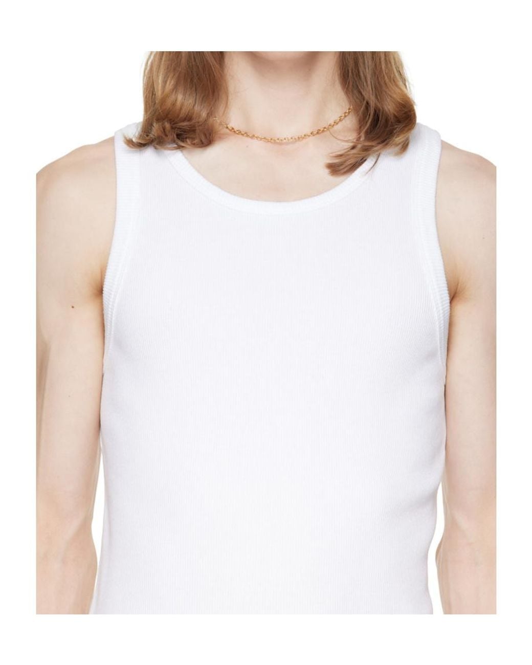 NUMBERING Metallic Chain Necklace for men