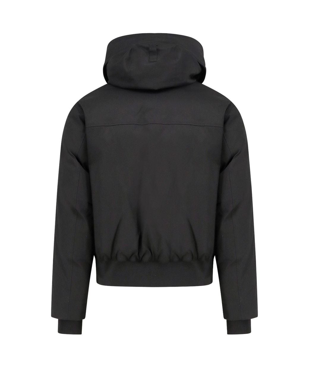 DSquared² Black Hooded Down Bomber Jacket for men