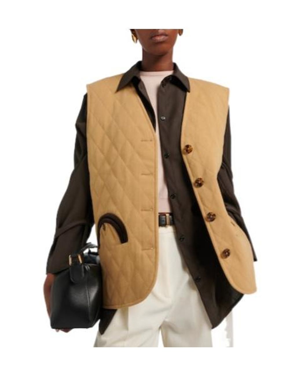Blazé Milano Natural V-Neck Cotton Waistcoat