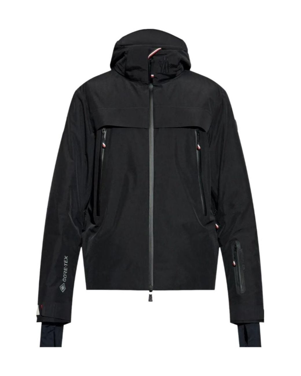 Moncler Black Long-Sleeve Casual Jacket for men