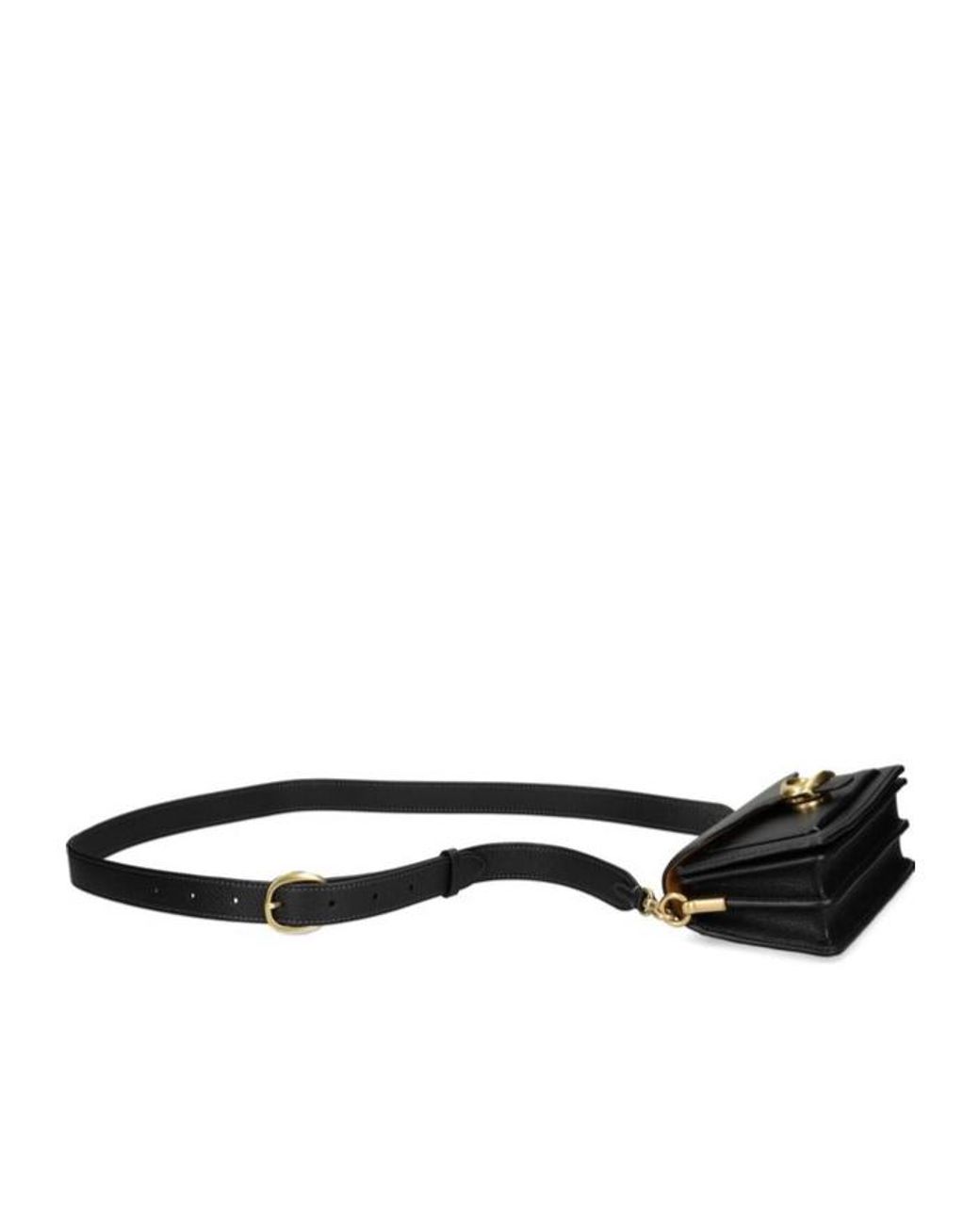 COACH Black Tabby 20 Logo Plaque Shoulder Bag