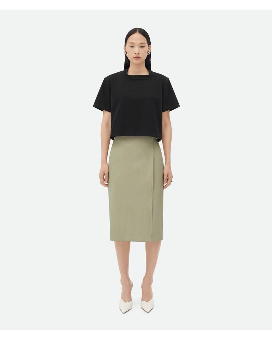 Bottega Veneta Black Loose Version Short-Sleeved T-Shirt