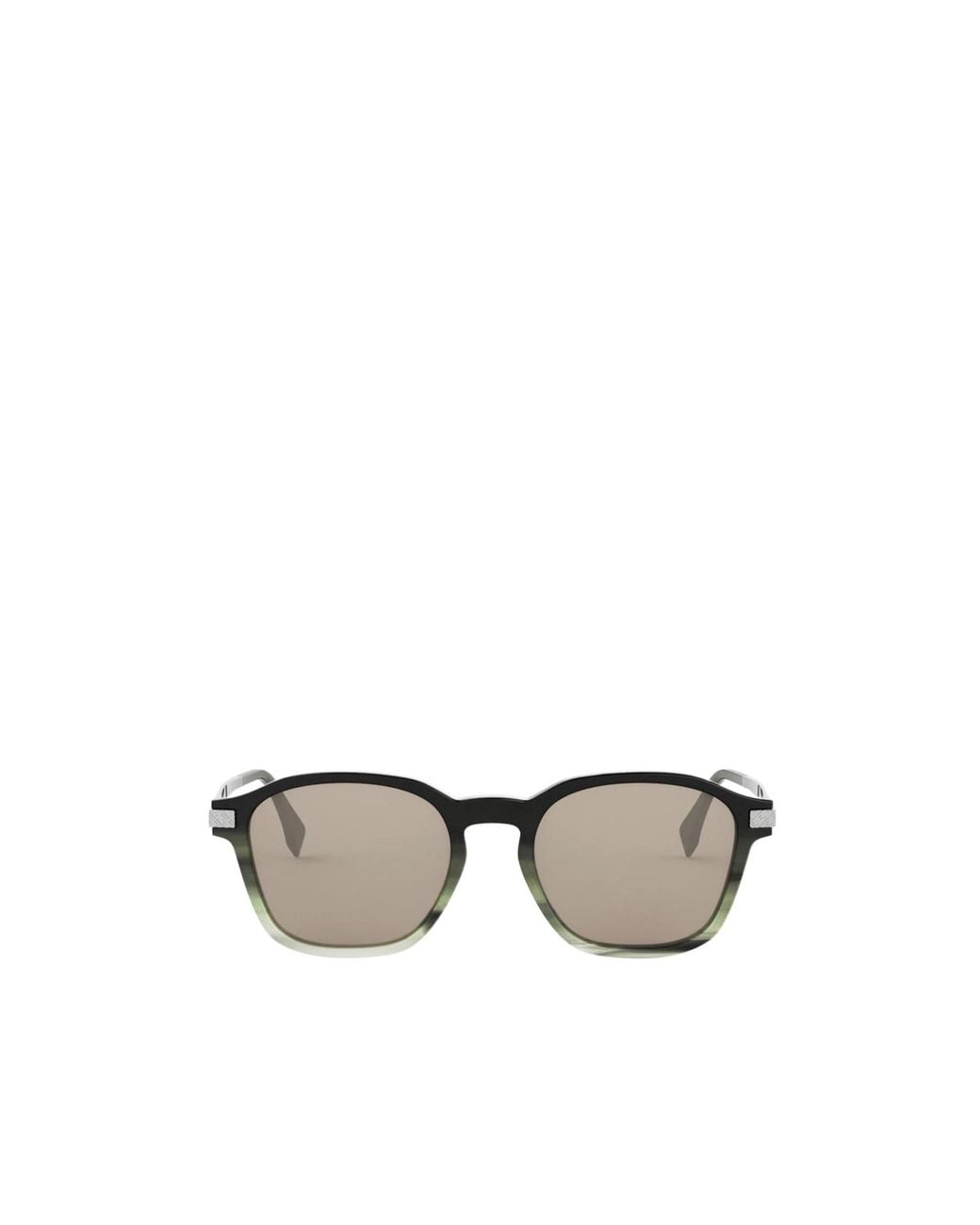 Fendi Metallic Eyewear Square Frame Sunglasses for men