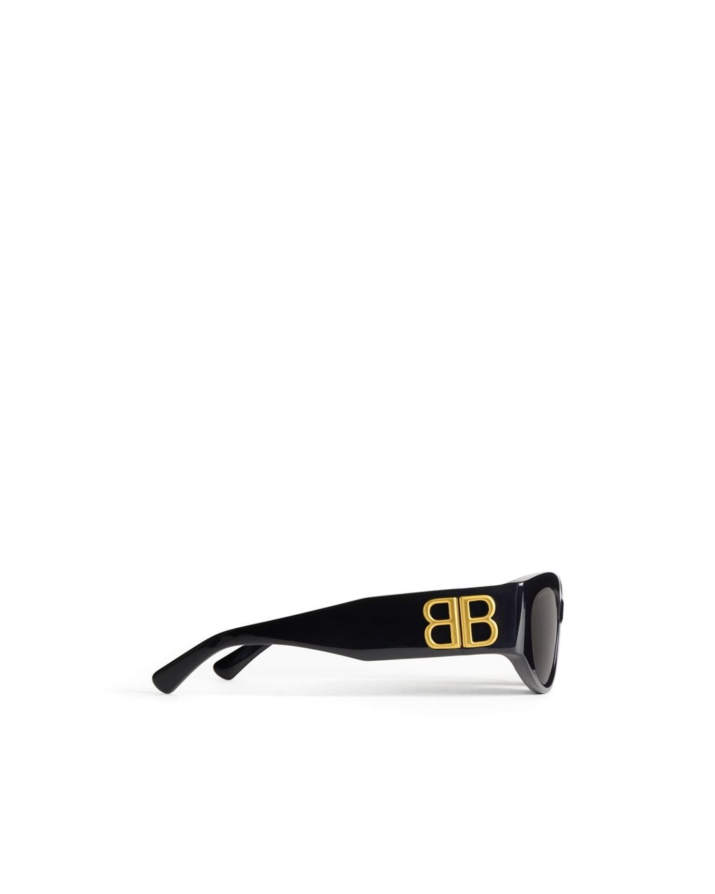 Balenciaga Black Eyewear Bossy Round-Frame Sunglasses