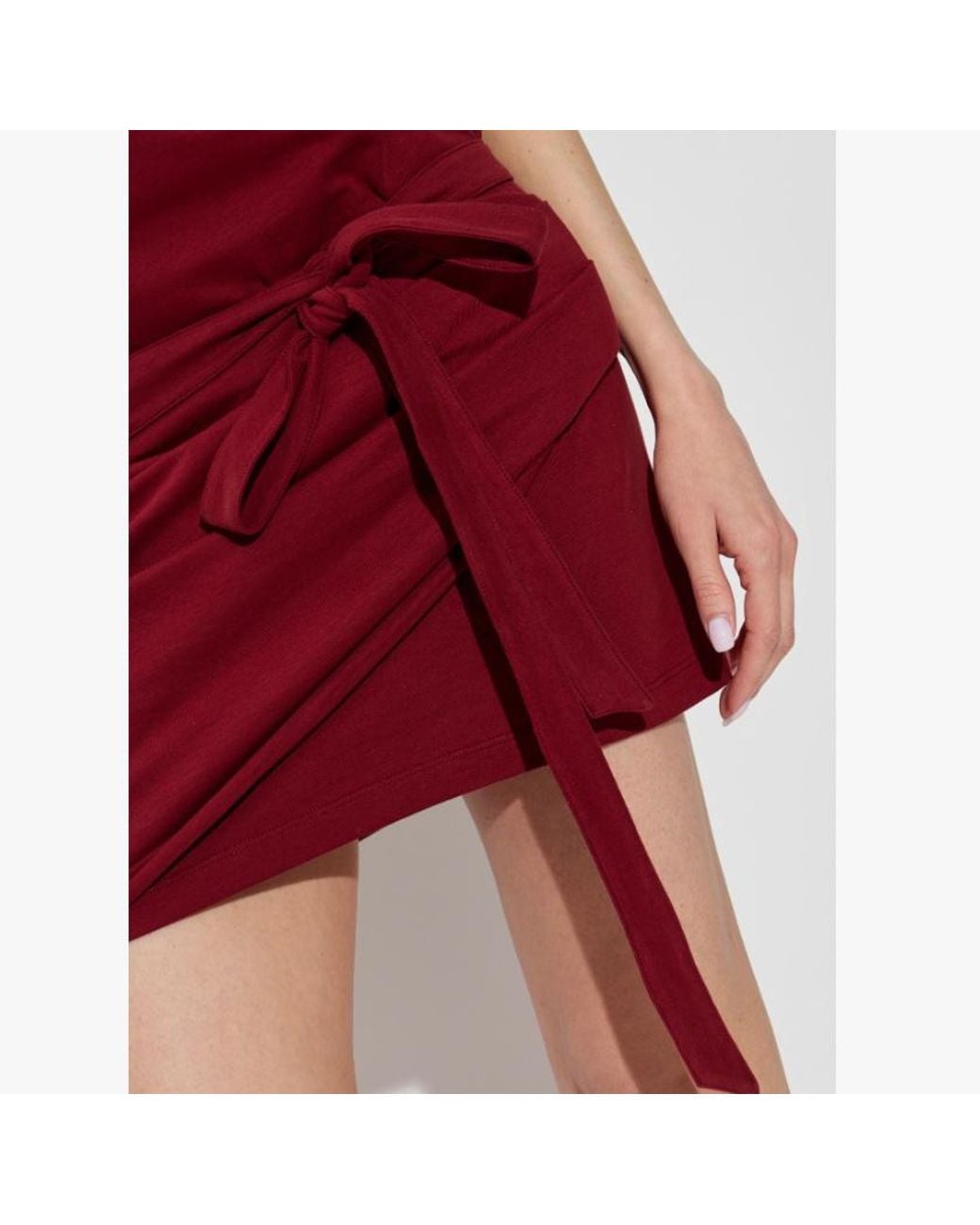 Isabel Marant Red Marielle Short Jersey Dress