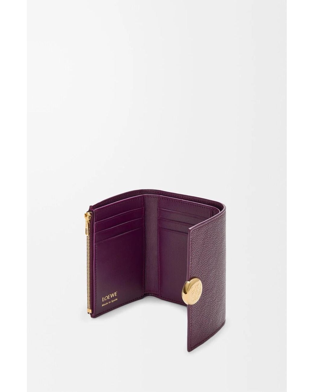 Loewe Purple Vertical Wallet