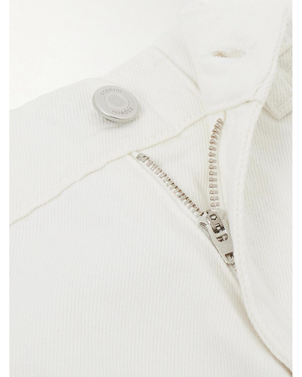 Coperni White Minimalist Jeans