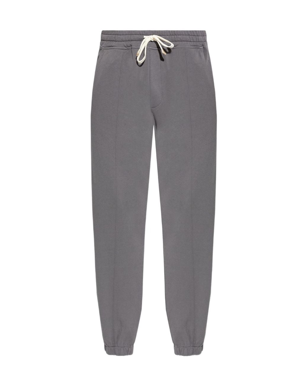 Eleventy Gray Drawstring Relaxed Joggers for men